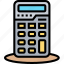 calculator, numbers, mathematics, accounting, device 