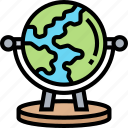 globe, map, geography, education, model