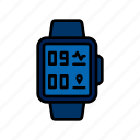 smartwatch, watch, technology, timer