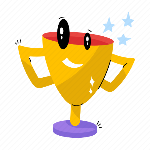 Winner cup, trophy, achievement, award, prize sticker - Download on Iconfinder