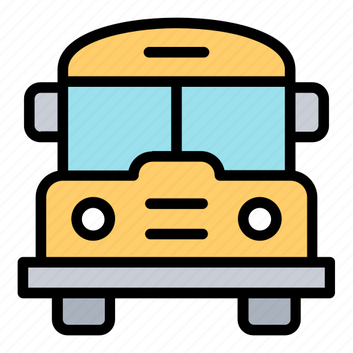 Bus, transport, vehicle, back to school, education, school icon - Download on Iconfinder