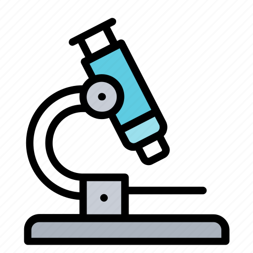Microscope, science, chemistry, education, back to school icon - Download on Iconfinder