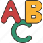alphabet, letters, text, study, learning 