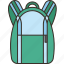 backpack, bag, school, children, study 
