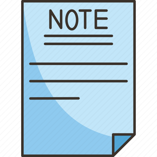 Notes, writing, messages, paper, notice icon - Download on Iconfinder