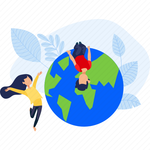 Education, school, geography, natural science, environment, children, globe illustration - Download on Iconfinder