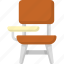 school chair, class, classroom, study chair, school 