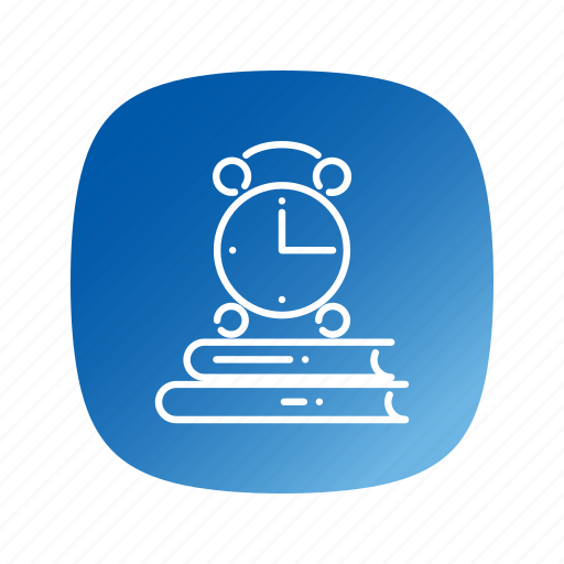 Alarm, books, clock, school icon - Download on Iconfinder