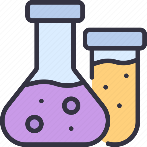 Chemistry, science, laboratory, test, tube, flask icon - Download on Iconfinder