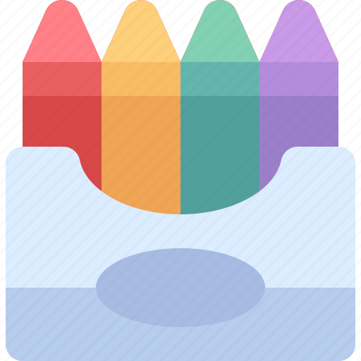 Crayons, school, supplies, material, crayon, education icon - Download on Iconfinder