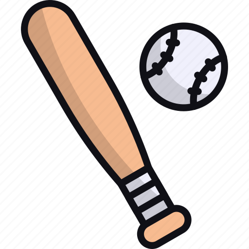 Baseball, sport, baseball bat, play, team sport icon - Download on Iconfinder