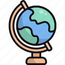 globe, earth, map, education, world, geography