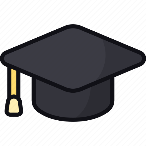 Graduation hat, toga, mortarboard, bachelor, education, diploma icon - Download on Iconfinder