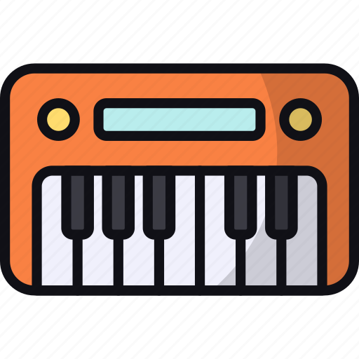 Piano, keyboard, music instrument, orchestra, electronic icon - Download on Iconfinder