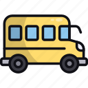 school bus, public transport, vehicle, transportation, education