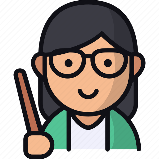 Teacher, lecturer, mentor, woman, education, profession icon - Download on Iconfinder