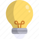 light bulb, lamp, electronic, idea, bright, illumination
