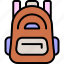 backpack, bag, school 