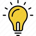 idea, lamp, bulb, innovation, creative