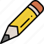 pencil, write, draw, tool 