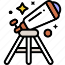 telescope, space, zoom, lens
