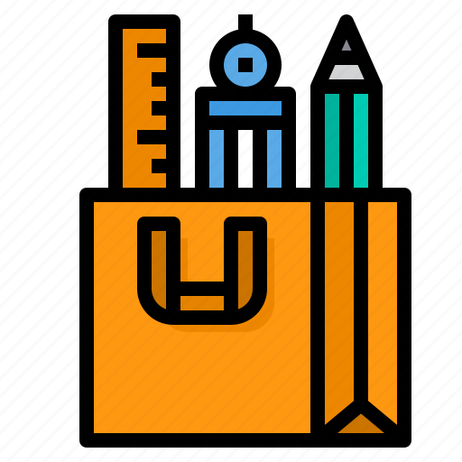 Edit, education, pencil, ruler, tools icon - Download on Iconfinder