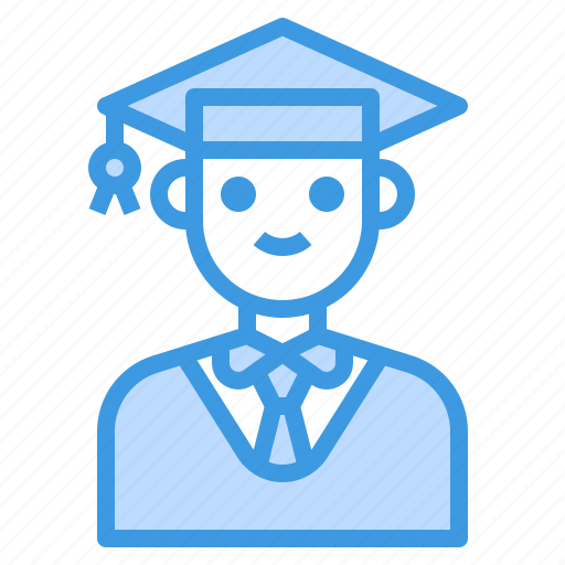 Avatar, education, graduate, man, mortarboard icon - Download on Iconfinder