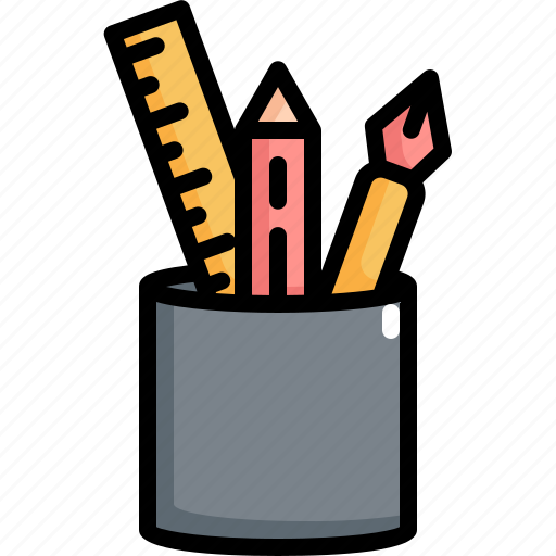 Back to school, education, pen, pencil, ruler, school icon - Download on Iconfinder