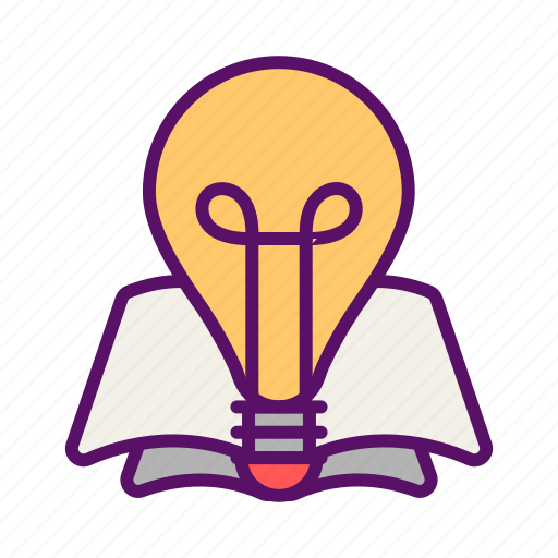 Idea, lamp, book, creative, light, bulb, study icon - Download on Iconfinder
