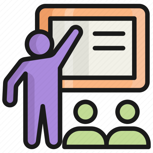 Lecture, training, class, education, school, study, learning icon - Download on Iconfinder
