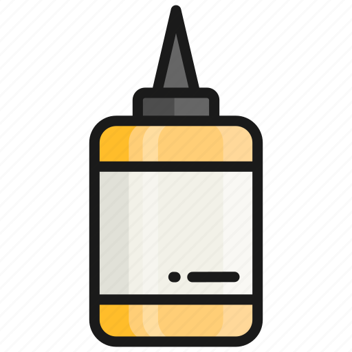 Glue, bottle, adhesive, office, repair, equipment, stationery icon - Download on Iconfinder