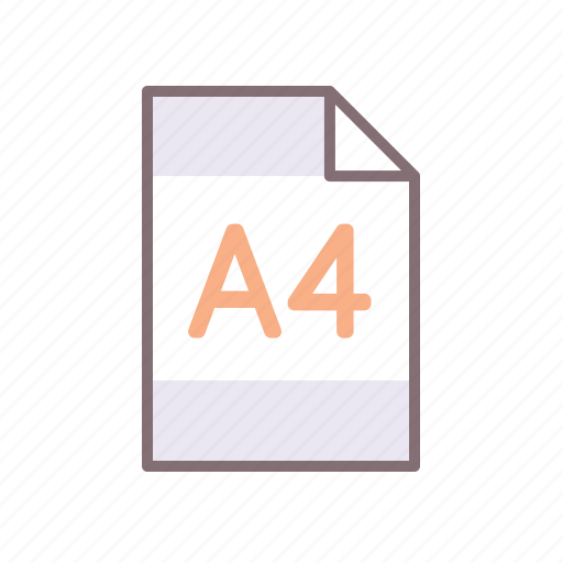 A4, documents, paper icon - Download on Iconfinder