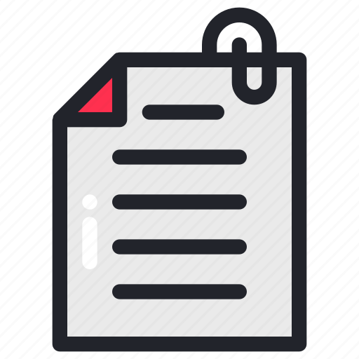 Document, file, files, paper, paperclip, school, write icon - Download on Iconfinder
