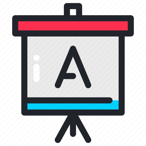 Class, education, learning, school, whiteboard, write icon - Download on Iconfinder