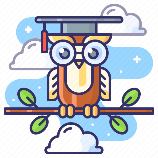 Education, knowledge, owl, school icon - Download on Iconfinder