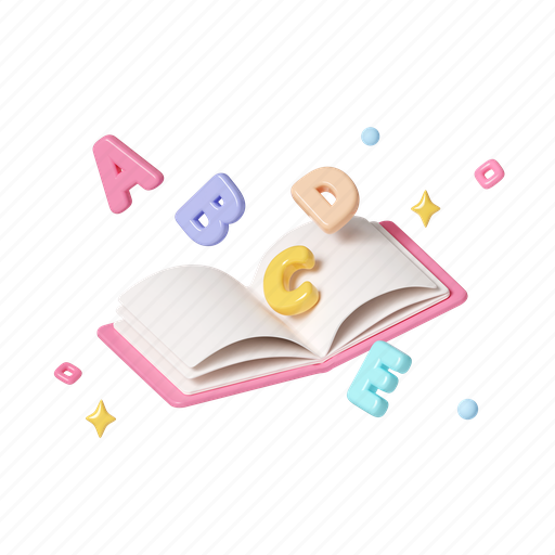 Book, knowledge, learning, school, reading, education 3D illustration - Download on Iconfinder