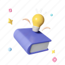 book, bulb, light bulb, education, creative 
