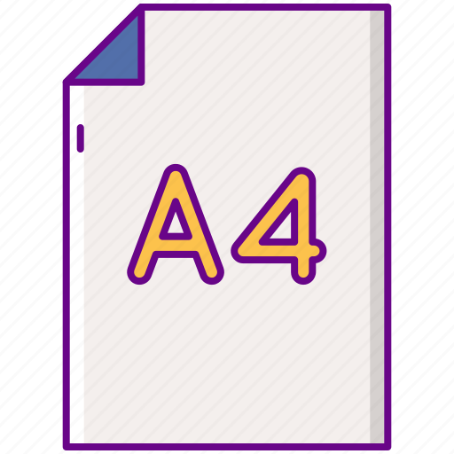A4, document, paper icon - Download on Iconfinder
