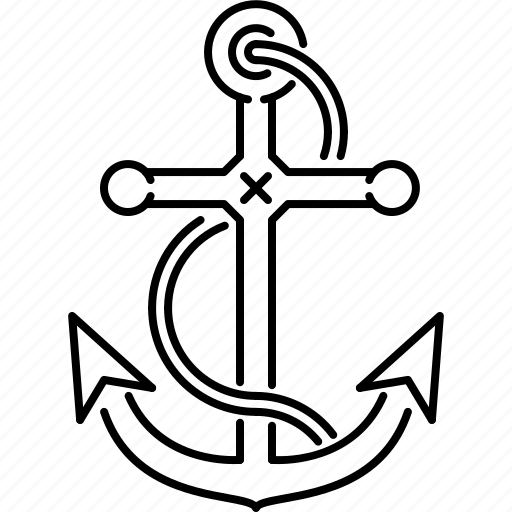 Anchor, bandit, crime, pirate, rope, seafaring icon - Download on Iconfinder