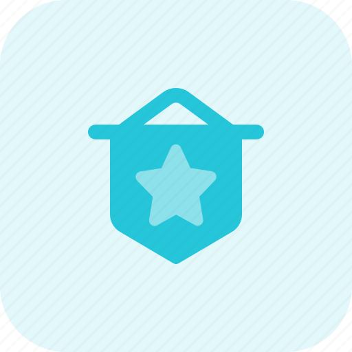 Star, medal, honor, flag, badges icon - Download on Iconfinder