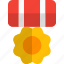 flower, medal, honor, badges 