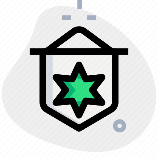 David, star, honor, flag, badges icon - Download on Iconfinder