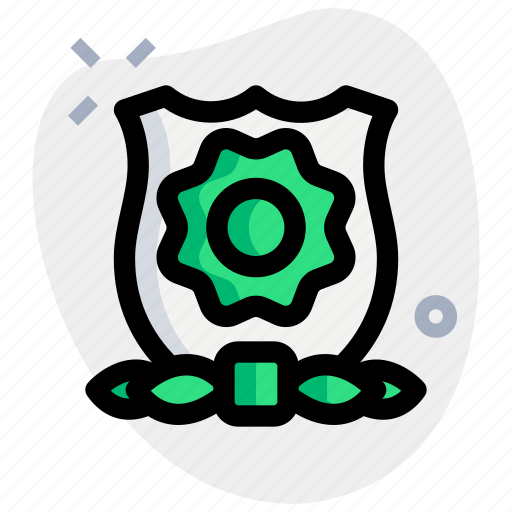 Flower, shield, medal, honor icon - Download on Iconfinder
