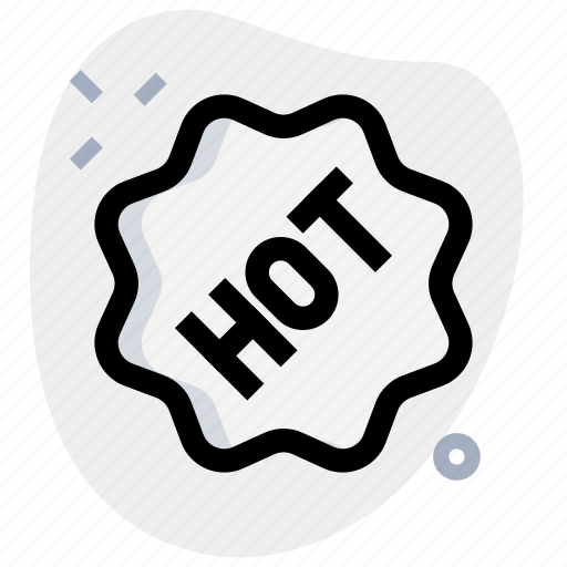 Hot, sticker, label, badges icon - Download on Iconfinder