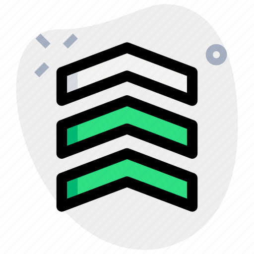 Military, rank, triple, badges icon - Download on Iconfinder