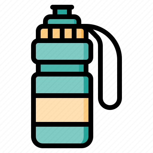 Water, bottle, drinking, hydration, sport, badminton icon - Download on Iconfinder