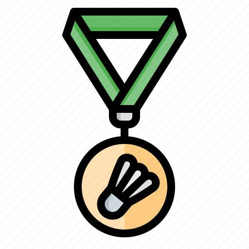 Champion, medal, badminton, winner, sport, award icon - Download on Iconfinder