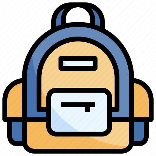 School, bag, education, backpack, high icon - Download on Iconfinder