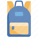 school, bag, high, backpack