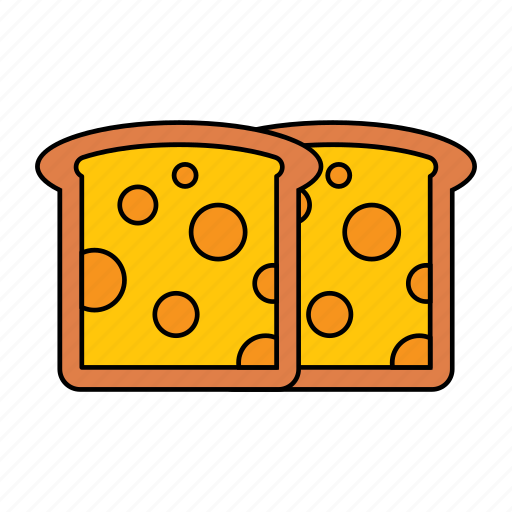 Bread slices, bread, flour, sandwich, food icon - Download on Iconfinder